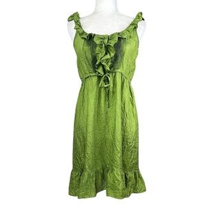 Sundance Silk Tiered Dress Sm Ruffles Fairy Whimsical Boho Tiny Flaws Delicate
